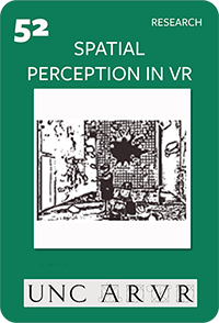 Card 52: Spatial Perception in VR