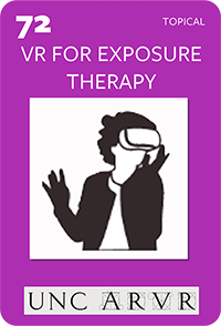Card 72: VR for Exposure Therapy